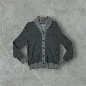 Black Pony Gray Cardigan